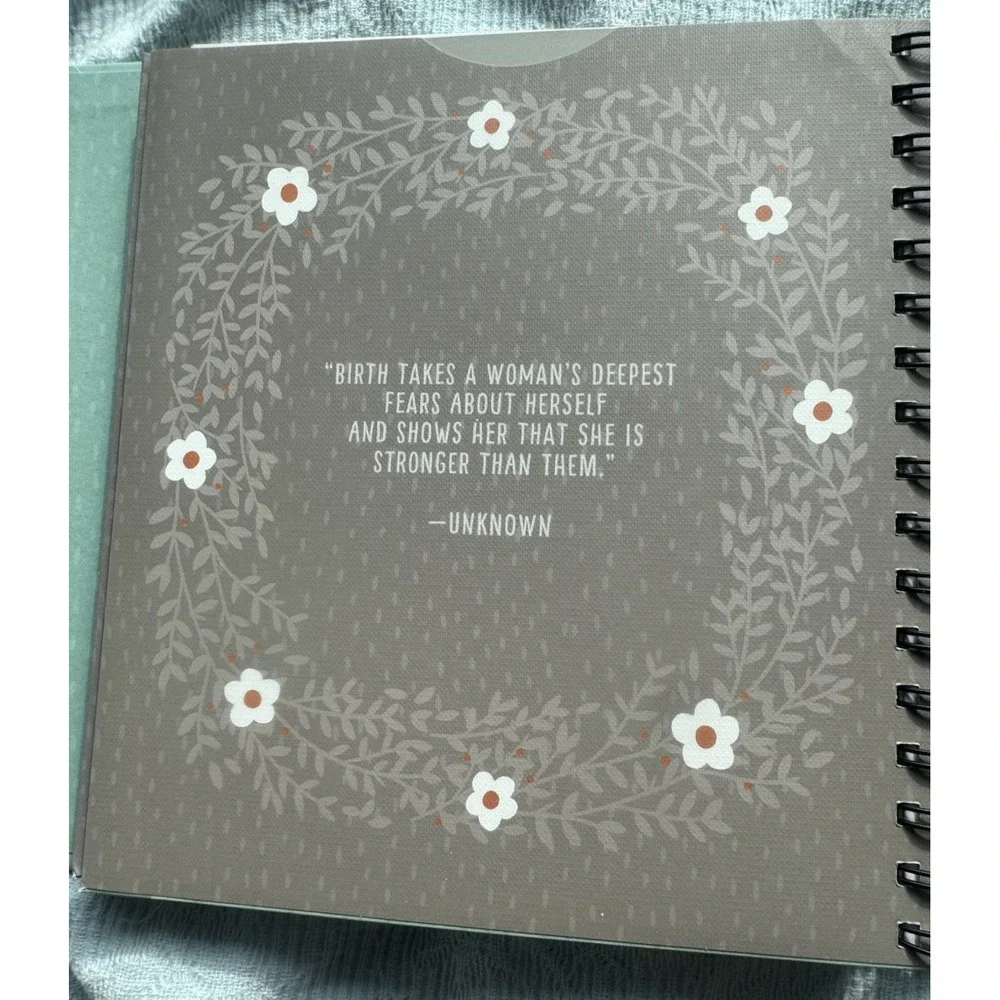 Bump for Joy A Pregnancy Journal Hardcover Beginning to End Keepsake New Other